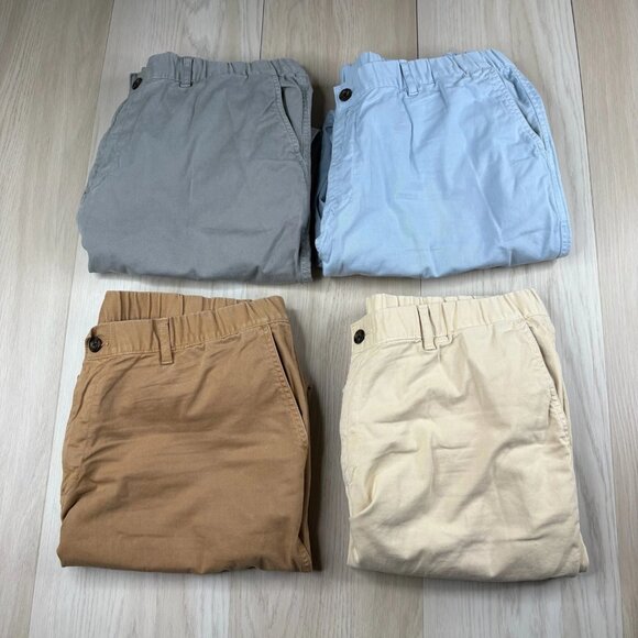 Bear Bottom Mens Flat Front Elastic Wasit Jogger Pants Size 2XL Tall Set Of 4 - Picture 1 of 16